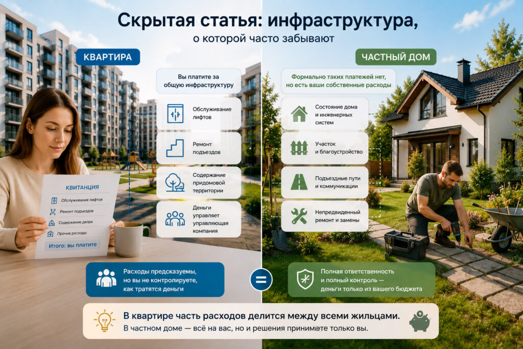 ИЖС или квартира: что выгоднее — сравнение полной стоимости владения